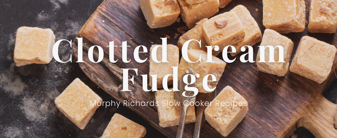 Slow Cooker Clotted Cream Fudge