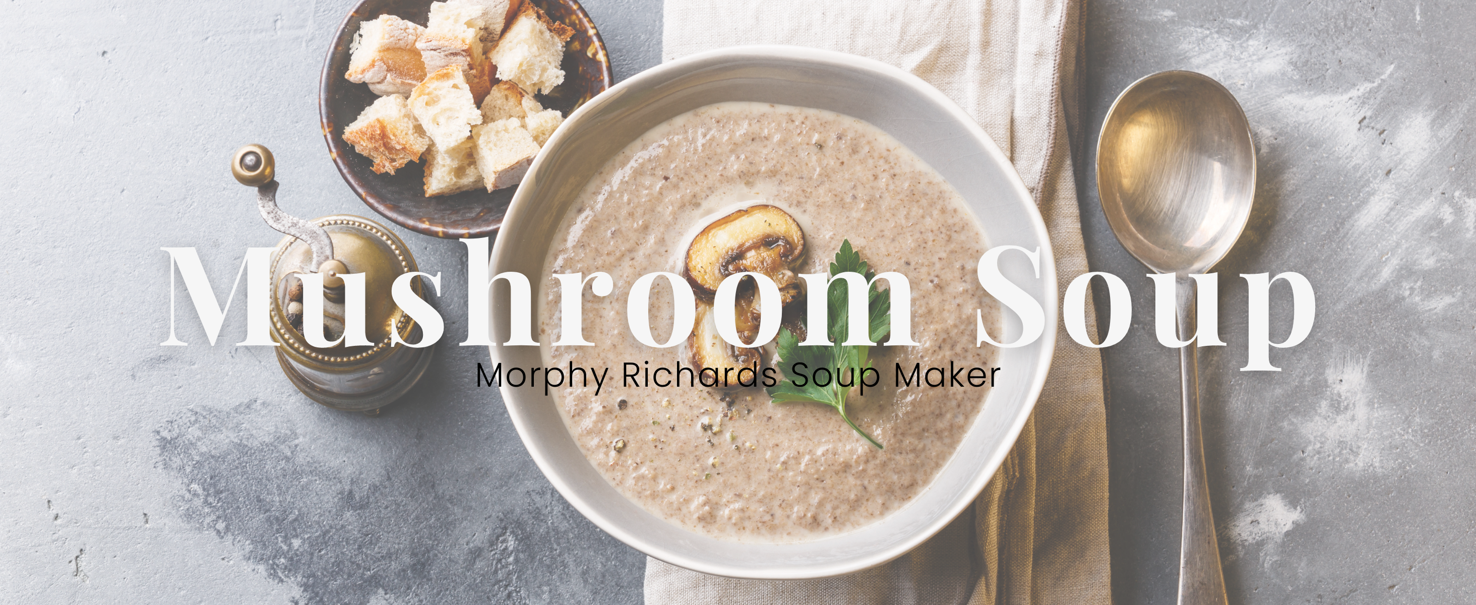 Soup Maker Mushroom Soup (perfect for your soup machine!) 