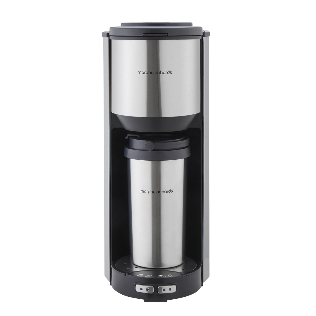 Tazza Pour & Go Single Cup Coffee Machine with Grinder
