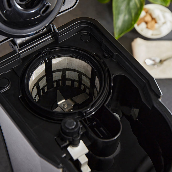 Tazza Pour & Go Single Cup Coffee Machine with Grinder