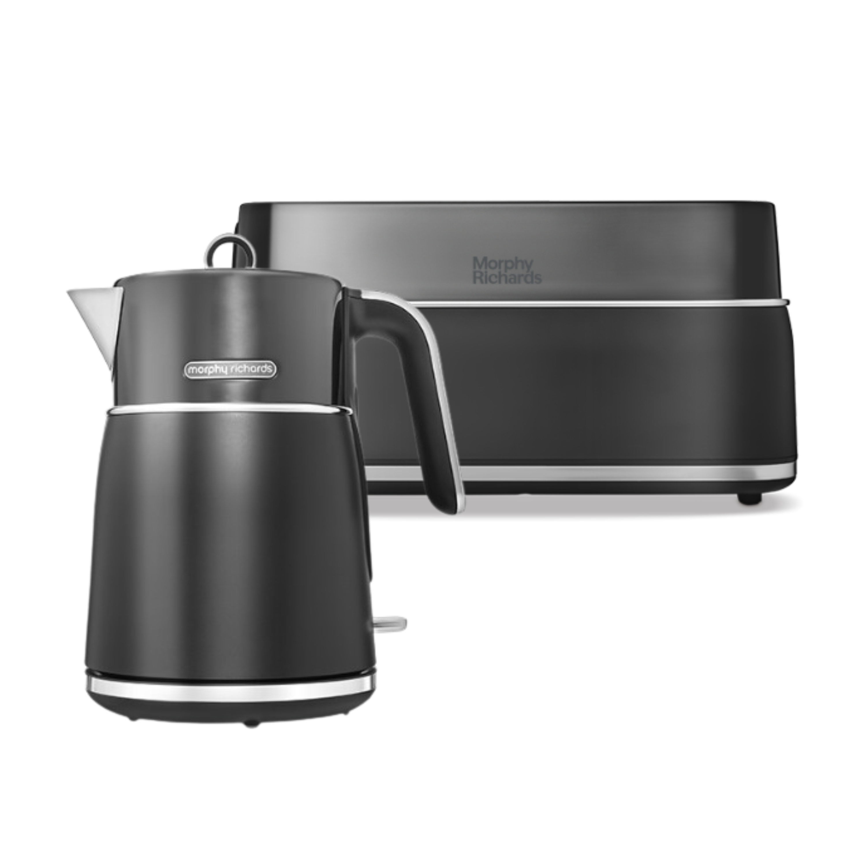 Signature Matte Black Kettle and Toaster Set Morphy RichardsUK