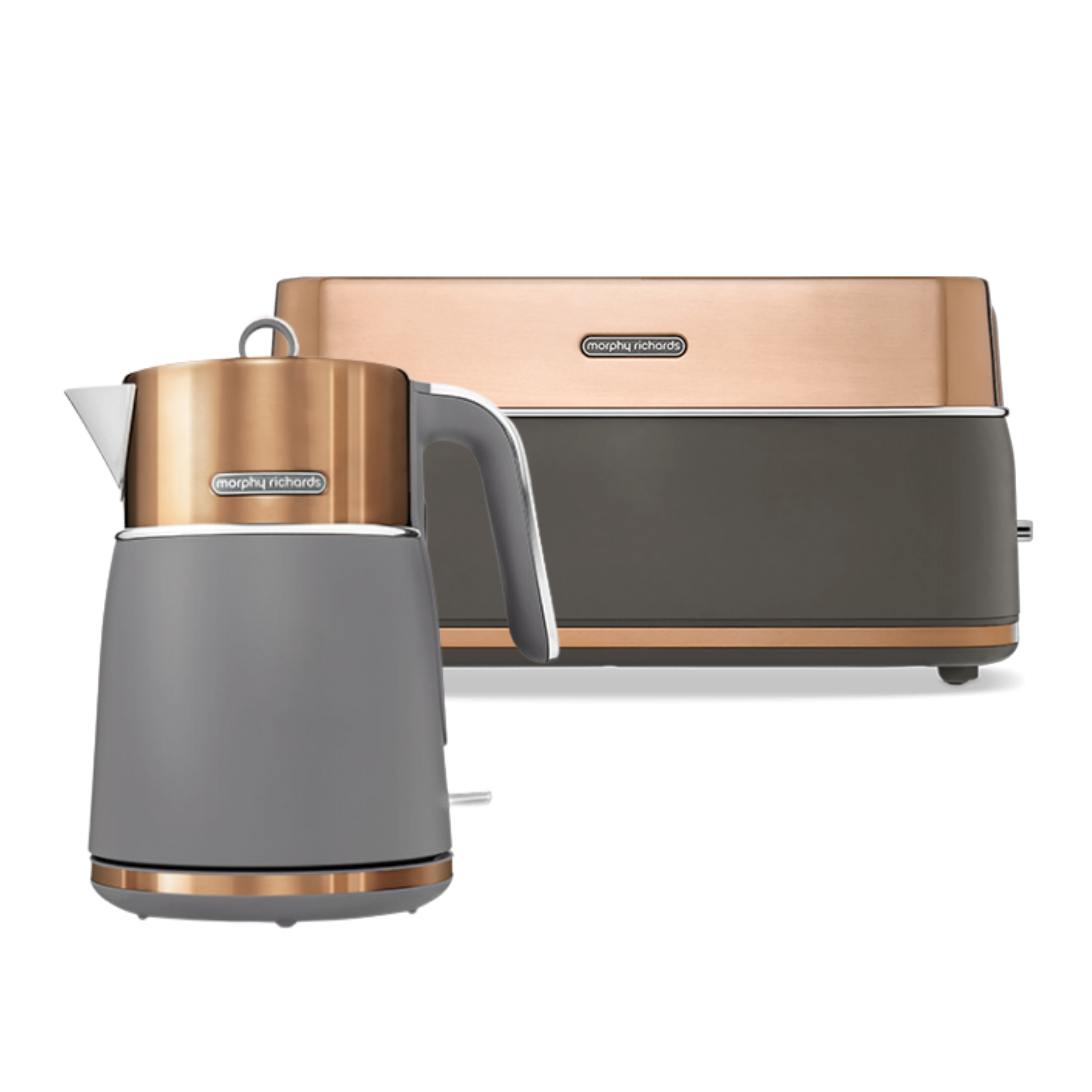 Signature Matt Copper Kettle And Toaster Set Morphy Richards UK Signature Matt Copper Kettle And Toaster Set Morphy Richards UK