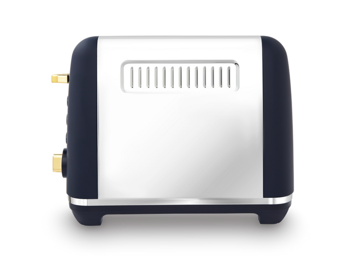Accents Gold 4-Slice Toaster Navy