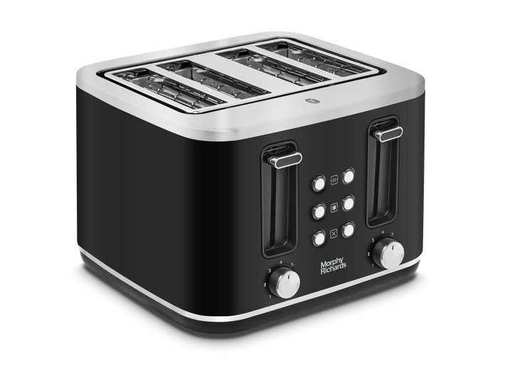 Motive 4 Slice Toaster Black