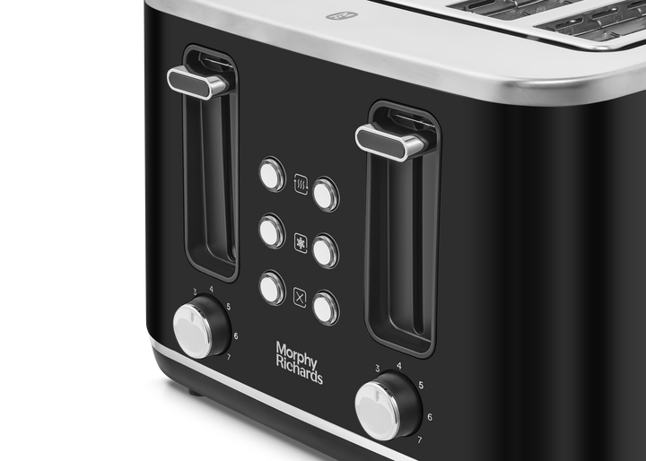 Motive 4 Slice Toaster Black