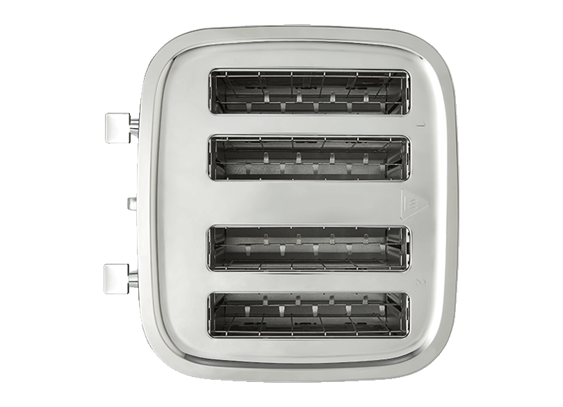 Illumination Black 4-Slice Toaster