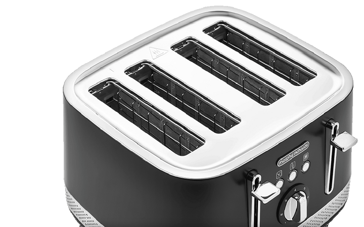 Illumination Black 4-Slice Toaster