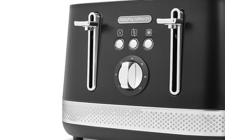 Illumination Black 4-Slice Toaster