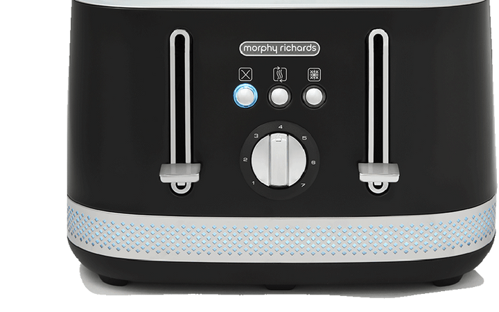 Illumination Black 4-Slice Toaster