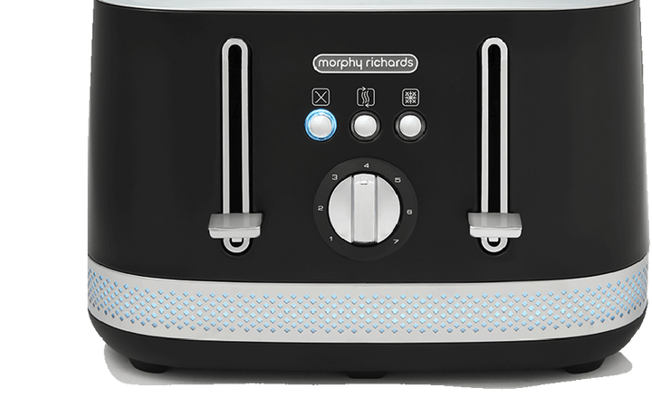 Illumination 4-Slice Toaster Black