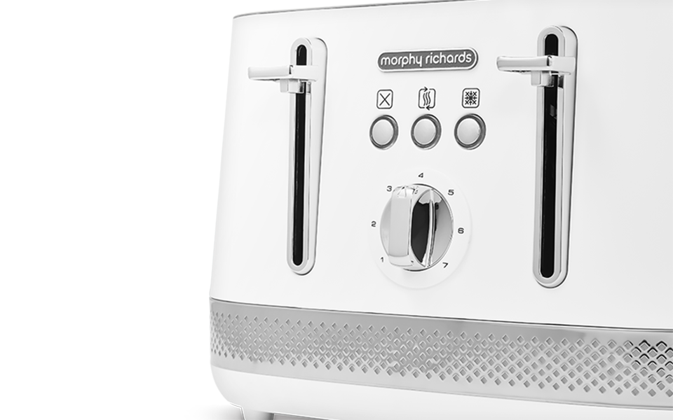 Illumination 4-Slice Toaster White