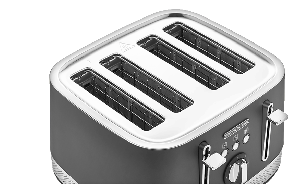 Illumination Grey 4-Slice Toaster - Titanium