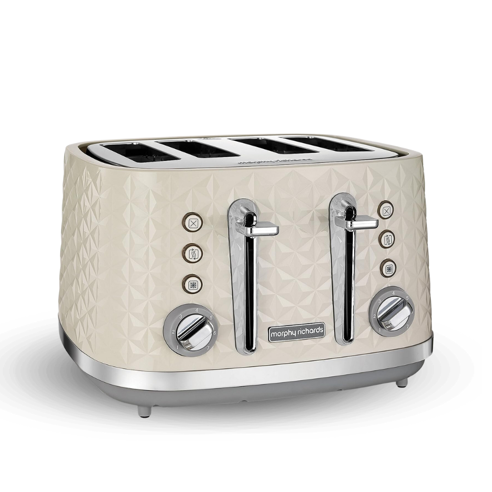 Vector Cream 4-Slice Toaster – Morphy Richards-UK