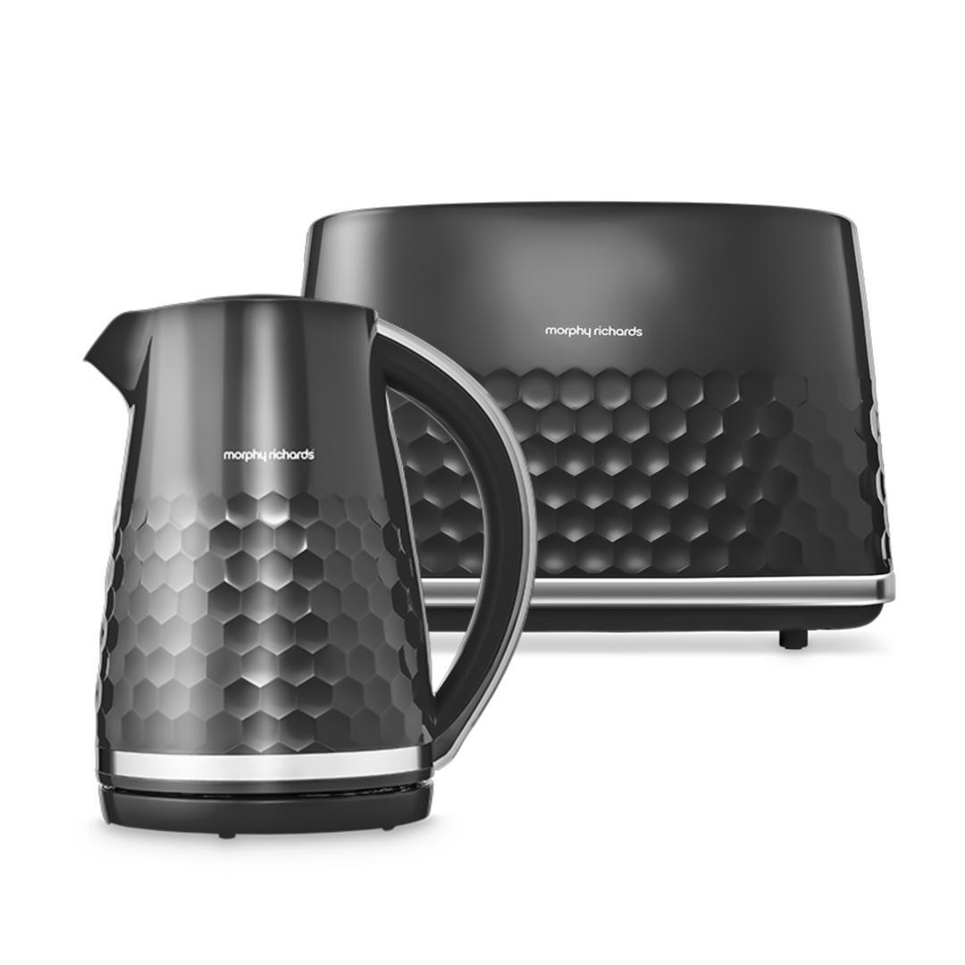 Hive Black Kettle and Toaster Set