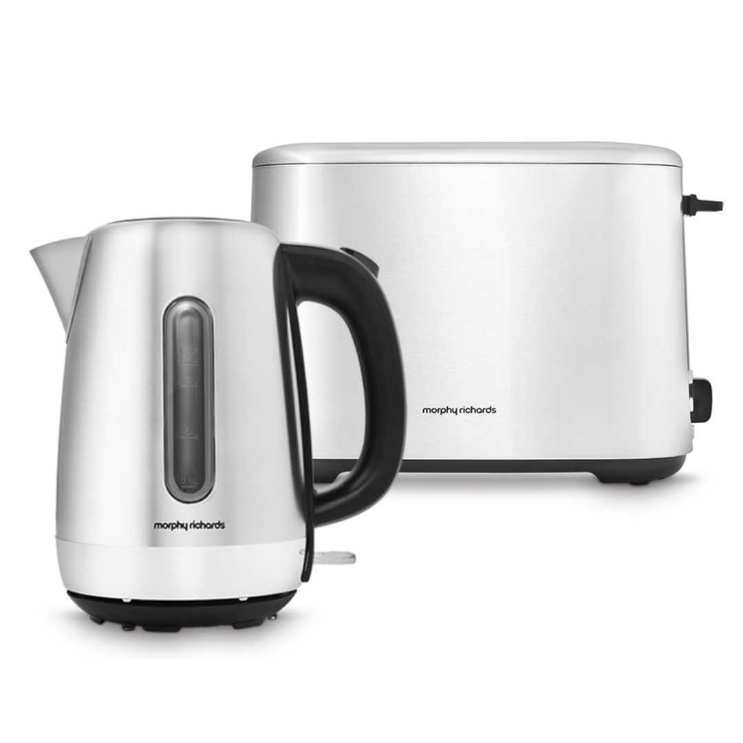 Equip Silver Kettle and Toaster Set