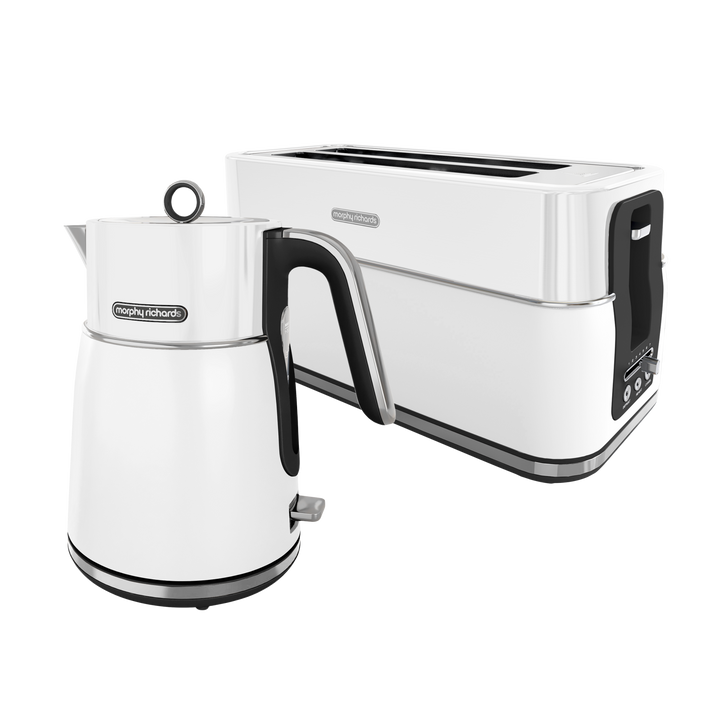 Signature Matt White Kettle and Toaster Set