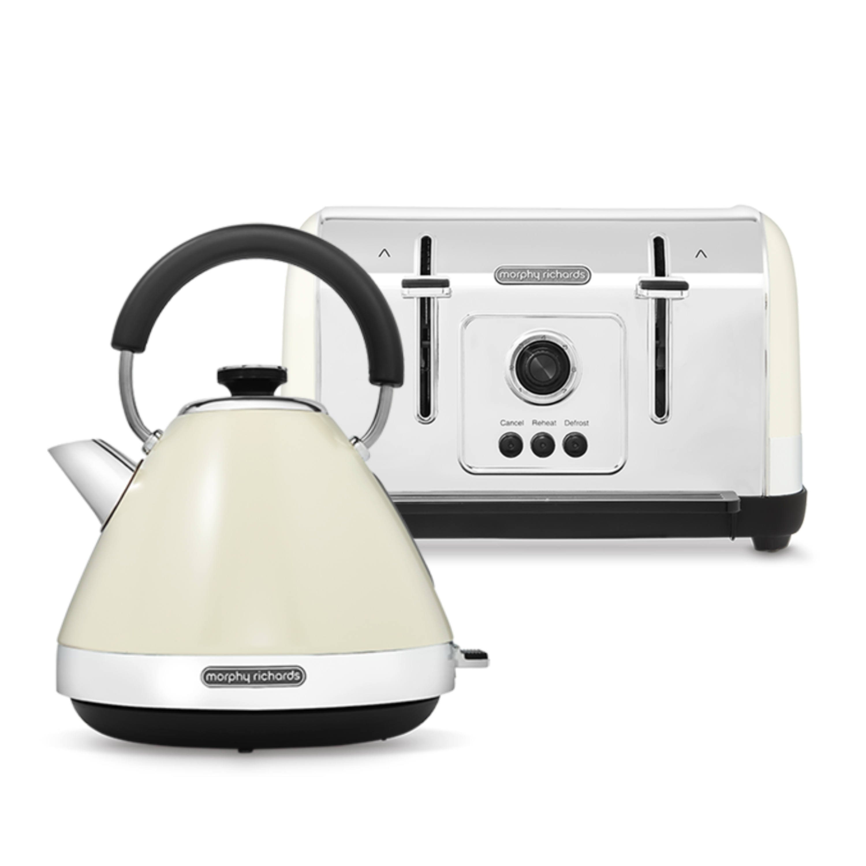 Venture Cream Kettle and Toaster Set Morphy RichardsUK