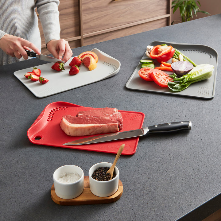3x Chopping Board Set