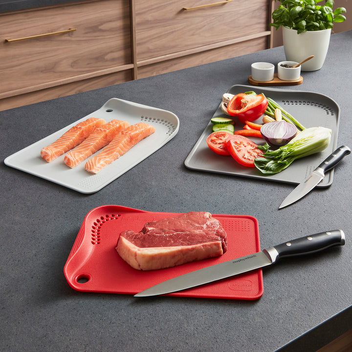 3x Chopping Board Set