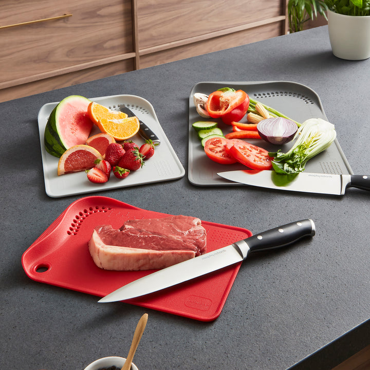 3x Chopping Board Set