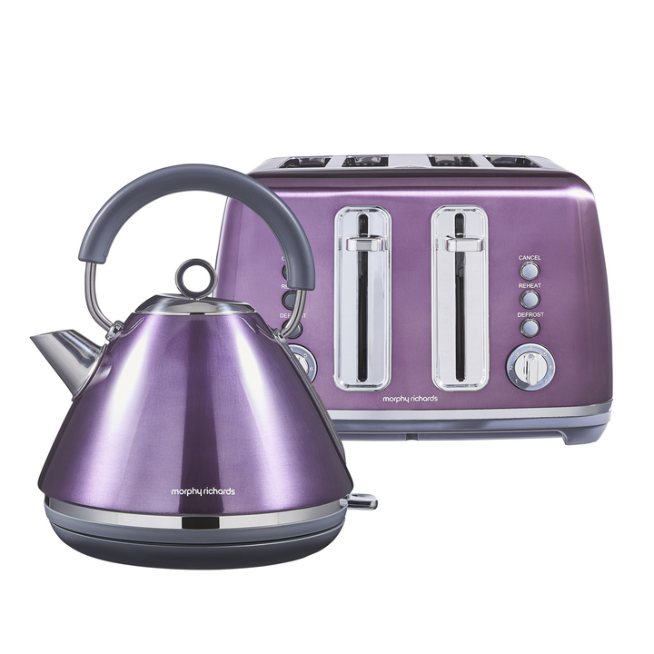 Accents Purple Kettle and Toaster Set