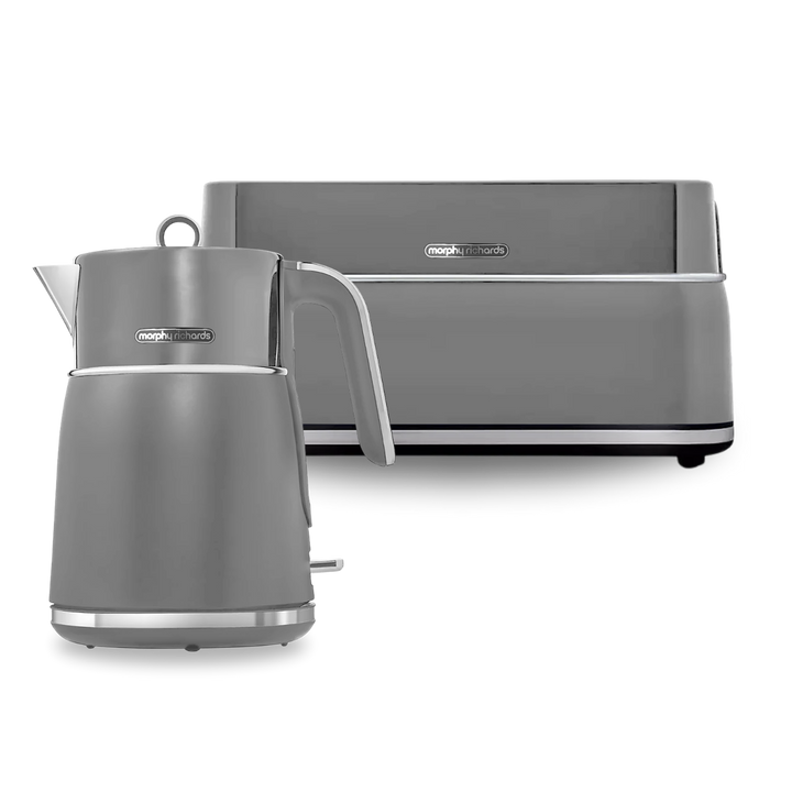 Signature Grey Kettle and Toaster Set