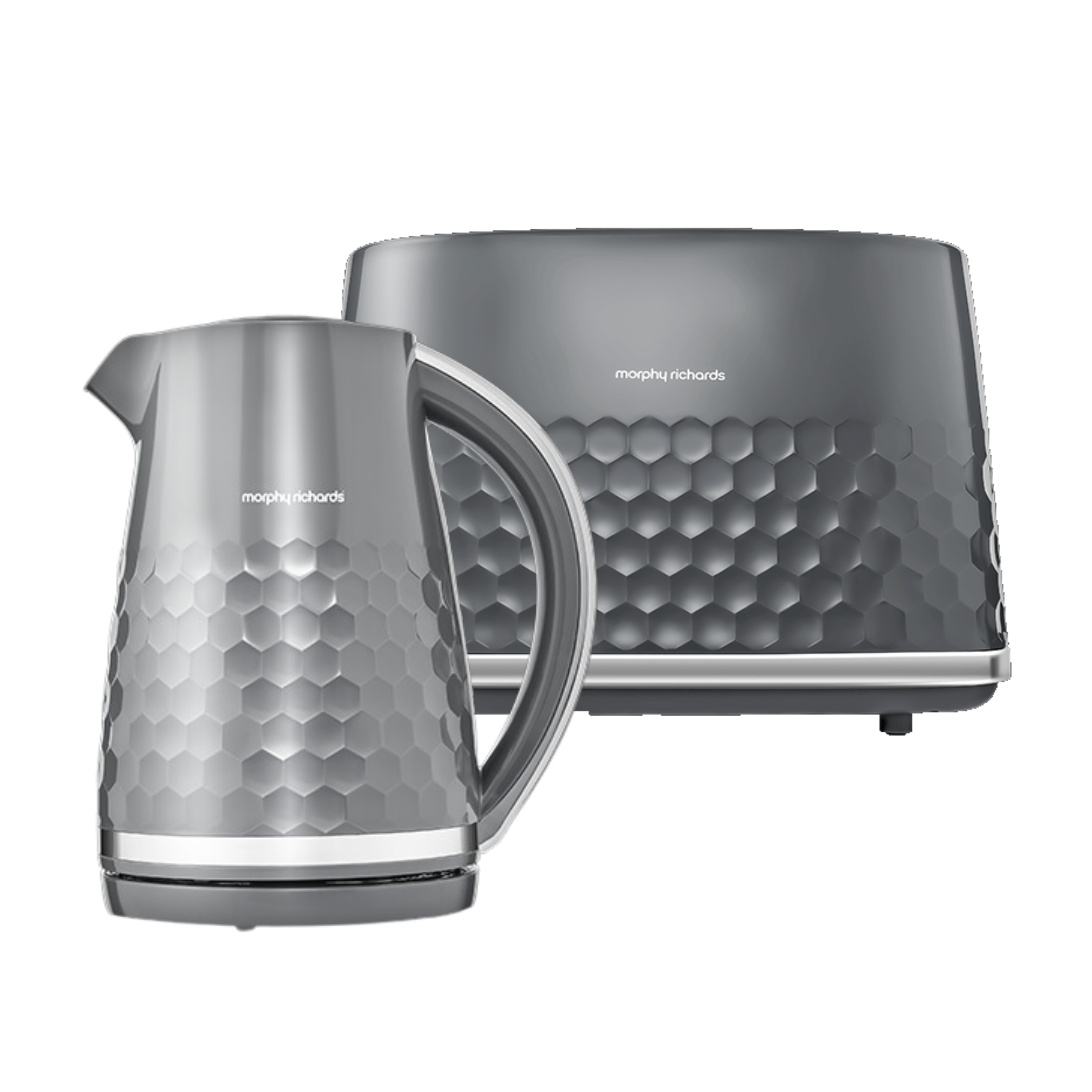 Hive Grey Kettle and Toaster Set