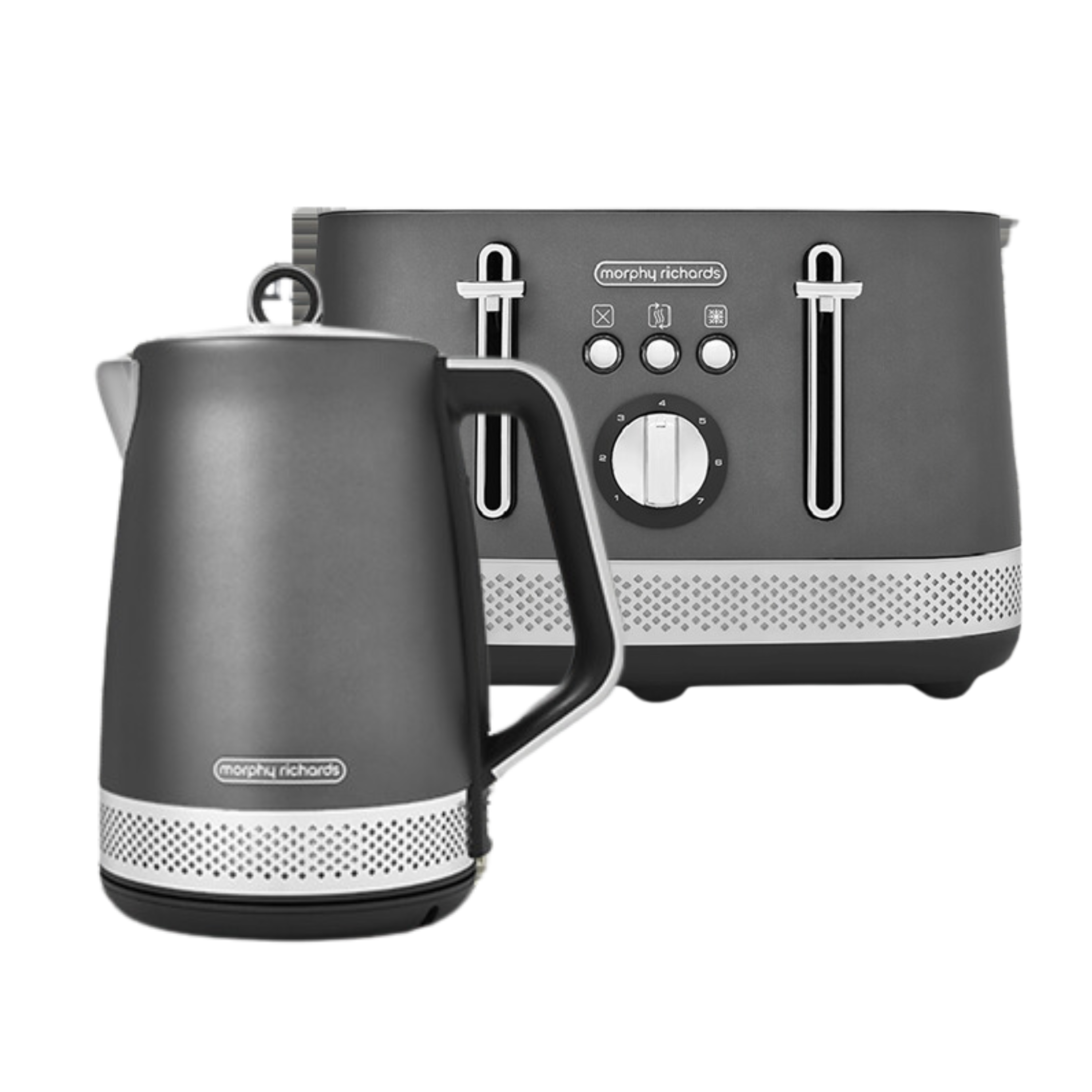 Illumination Titanium Kettle and Toaster Set – Morphy Richards-UK