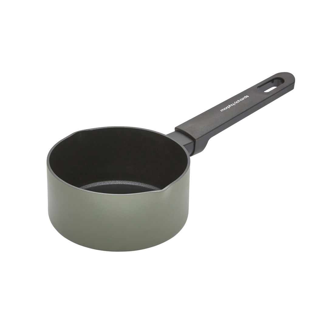 14cm Recycled Aluminium Milk Pan - Green