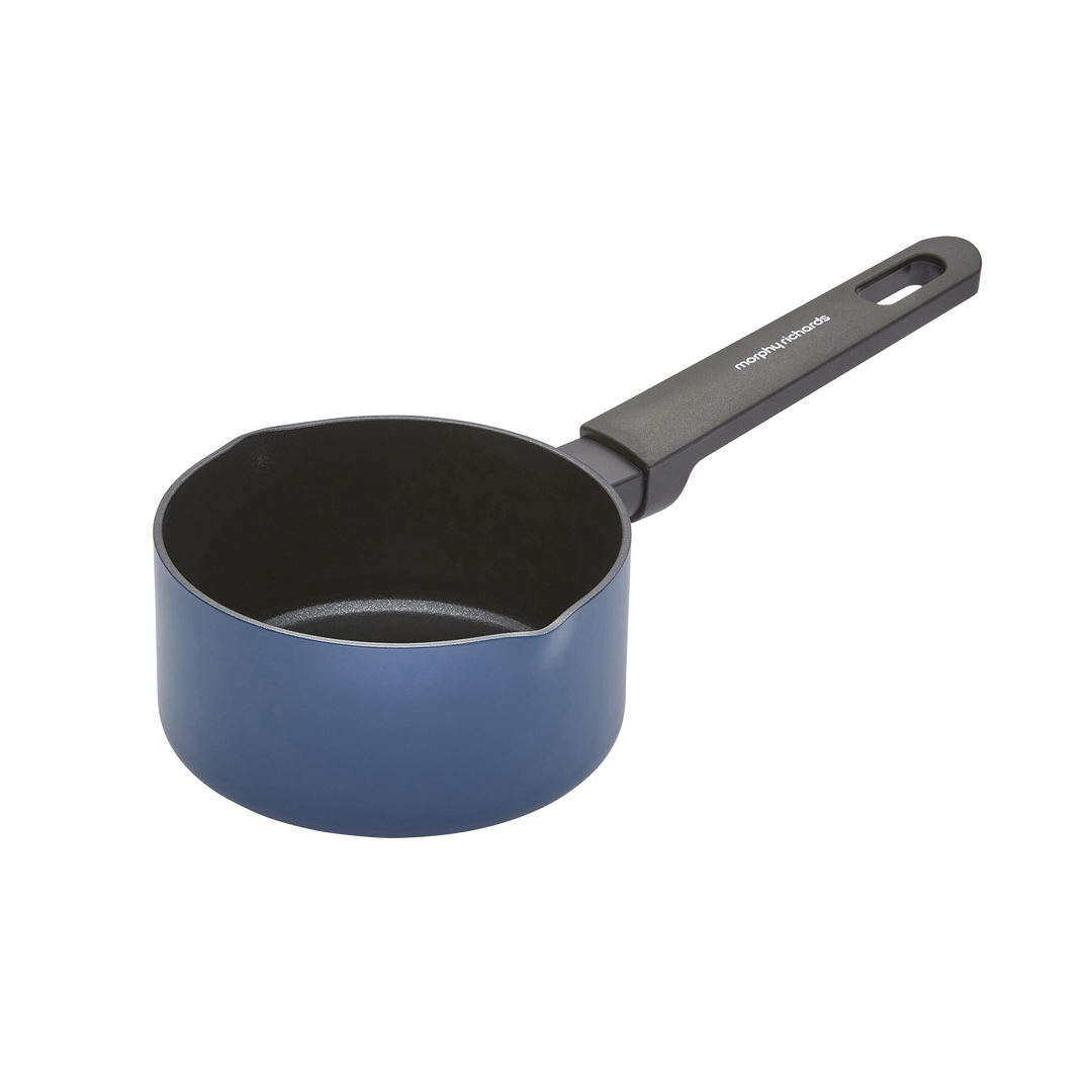 14cm Recycled Aluminium Milk Pan - Blue