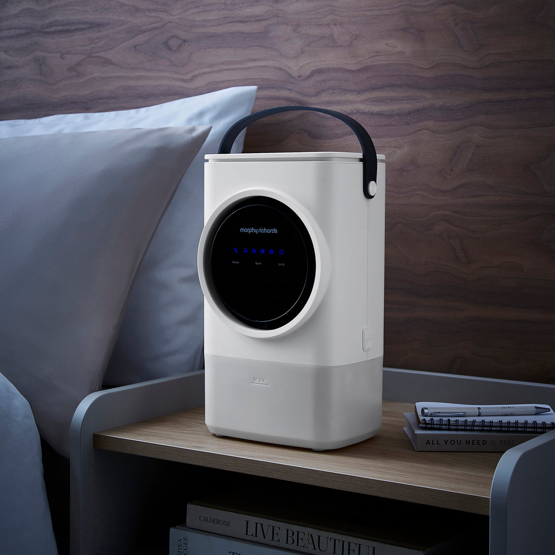 Flexi Freeze 1L Rechargeable Travel & Desk Top Mini Air Cooler - White
