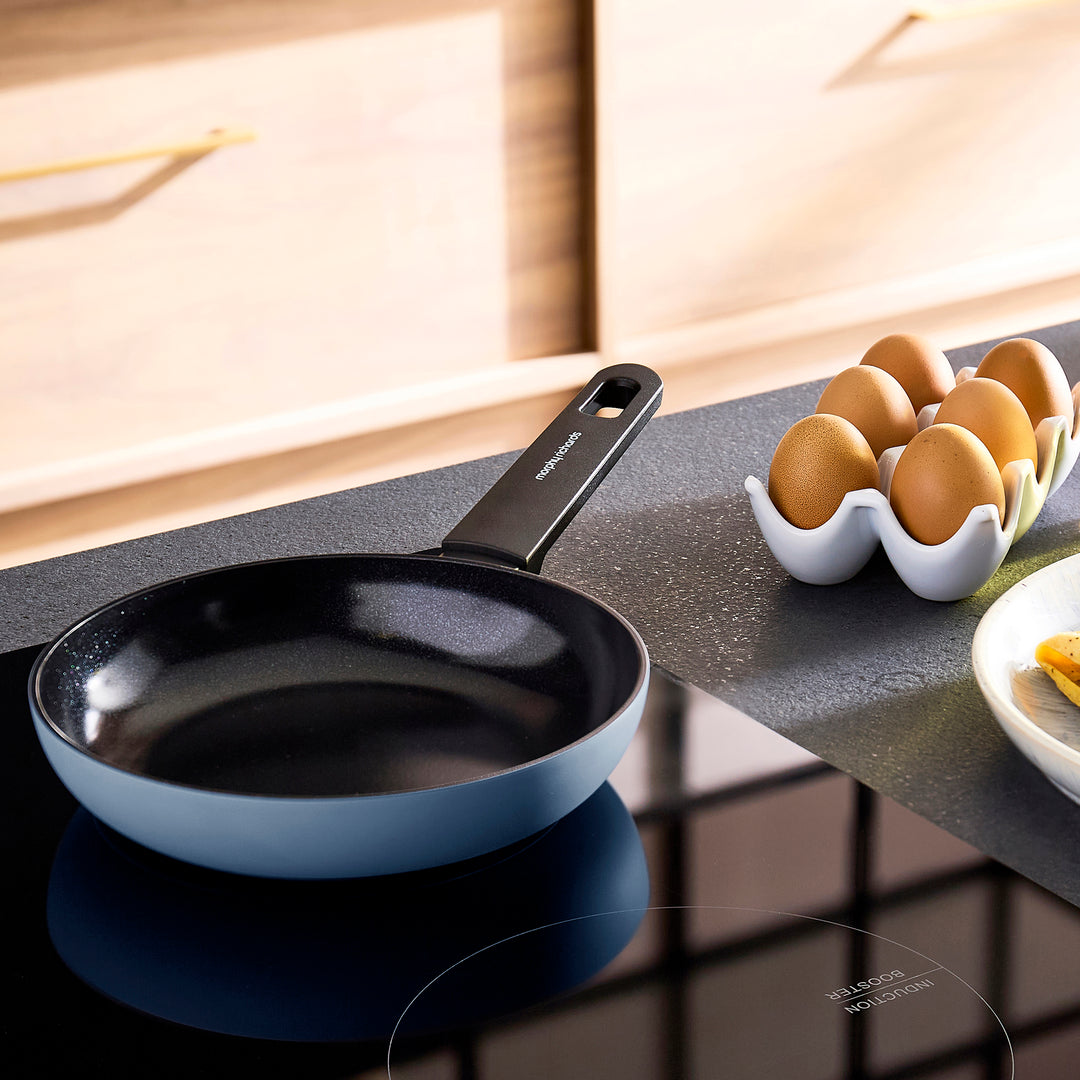 20cm Recycled Aluminium Frying Pan - Blue