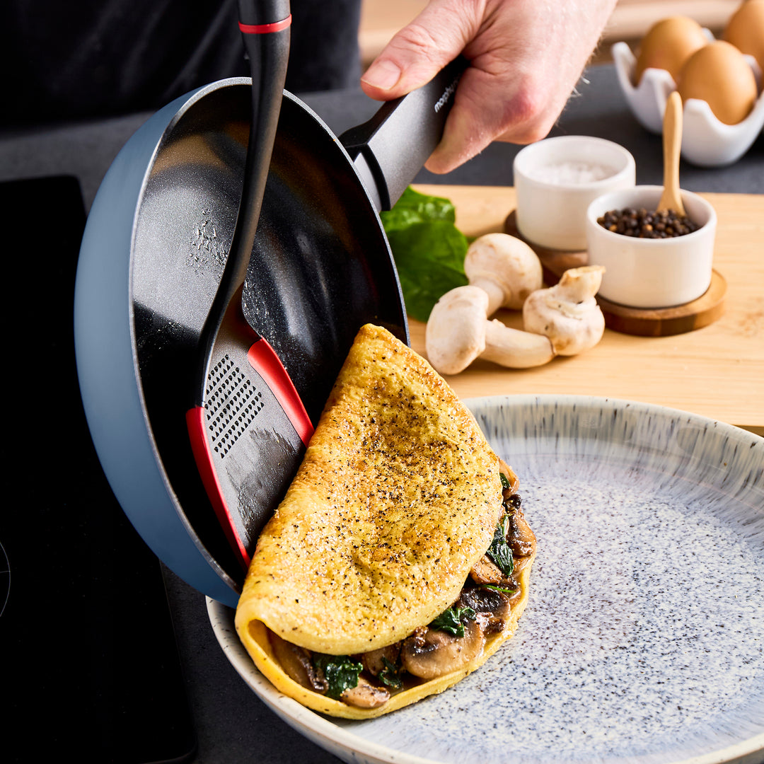 20cm Recycled Aluminium Frying Pan - Blue