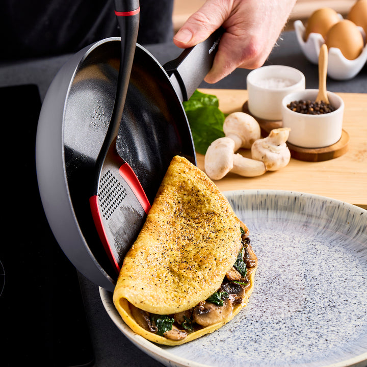 20cm Recycled Aluminium Frying Pan - Grey