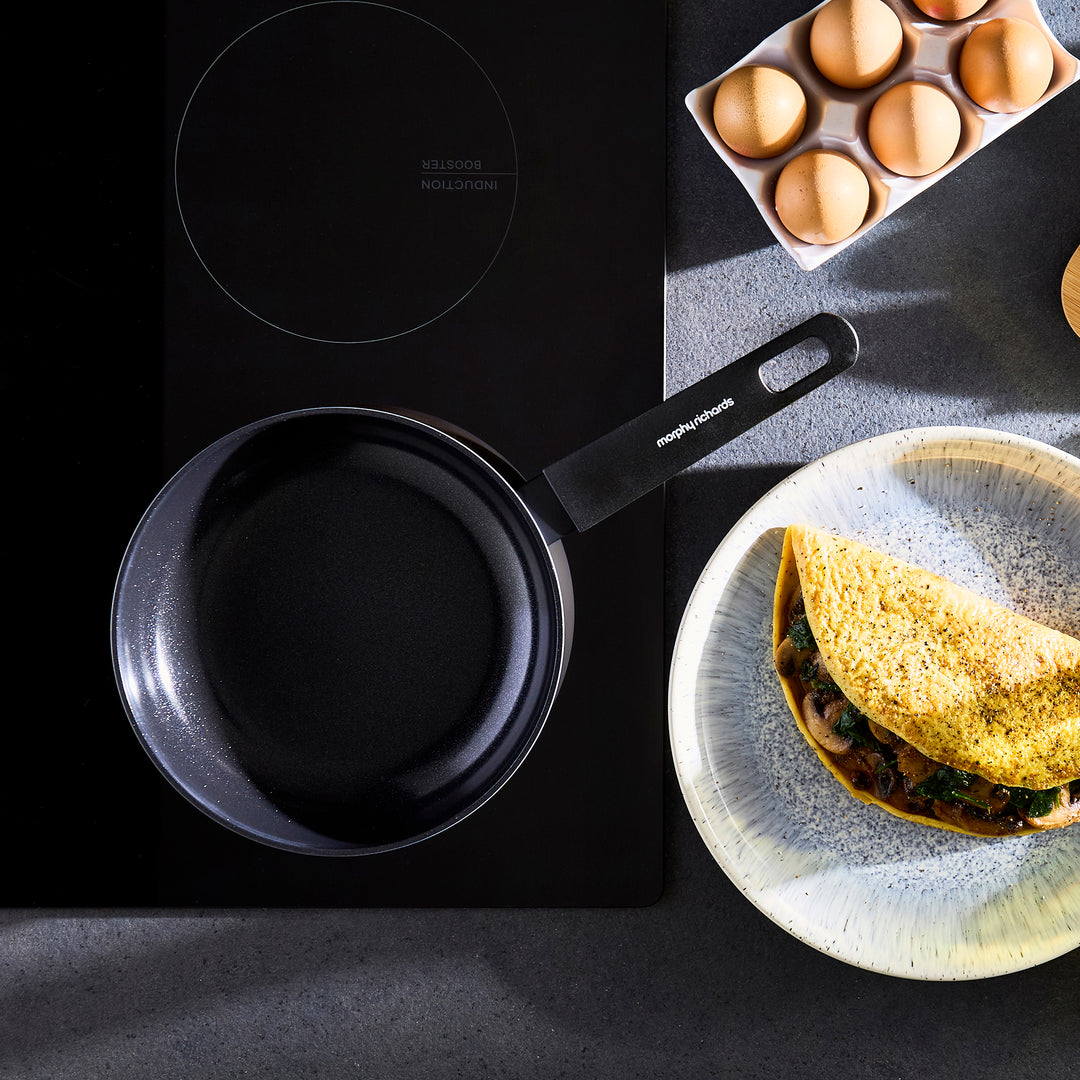 20cm Recycled Aluminium Frying Pan - Cream