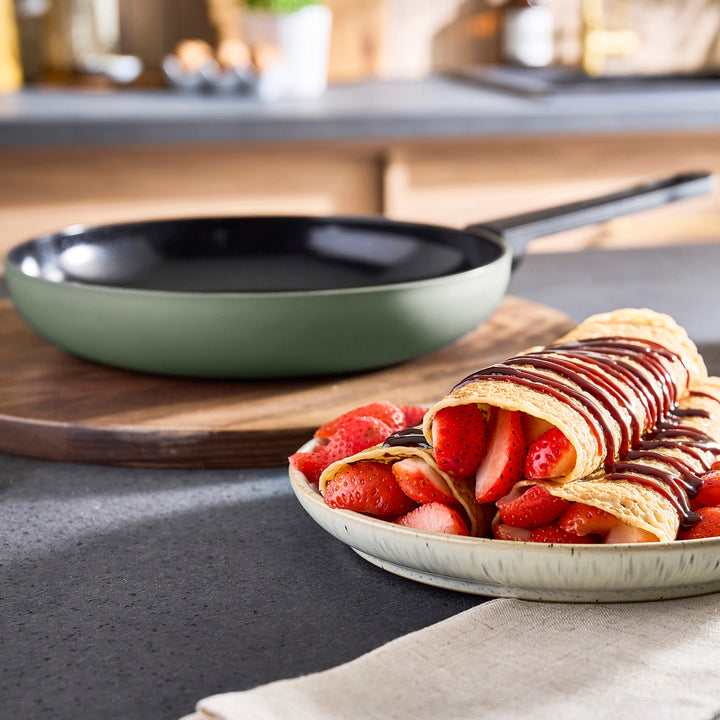 24cm Recycled Aluminium Frying Pan - Green