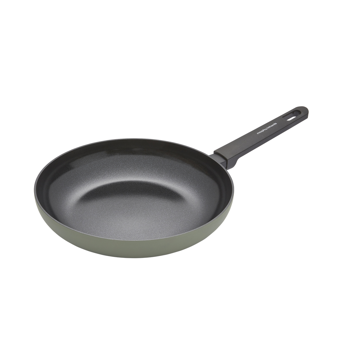 28cm Recycled Aluminium Frying Pan - Green