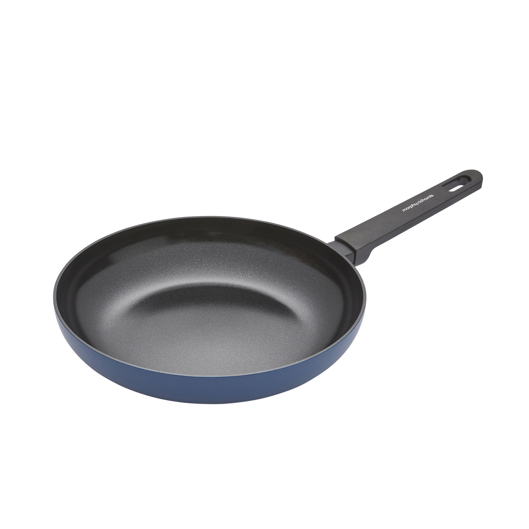 28cm Recycled Aluminium Frying Pan - Blue