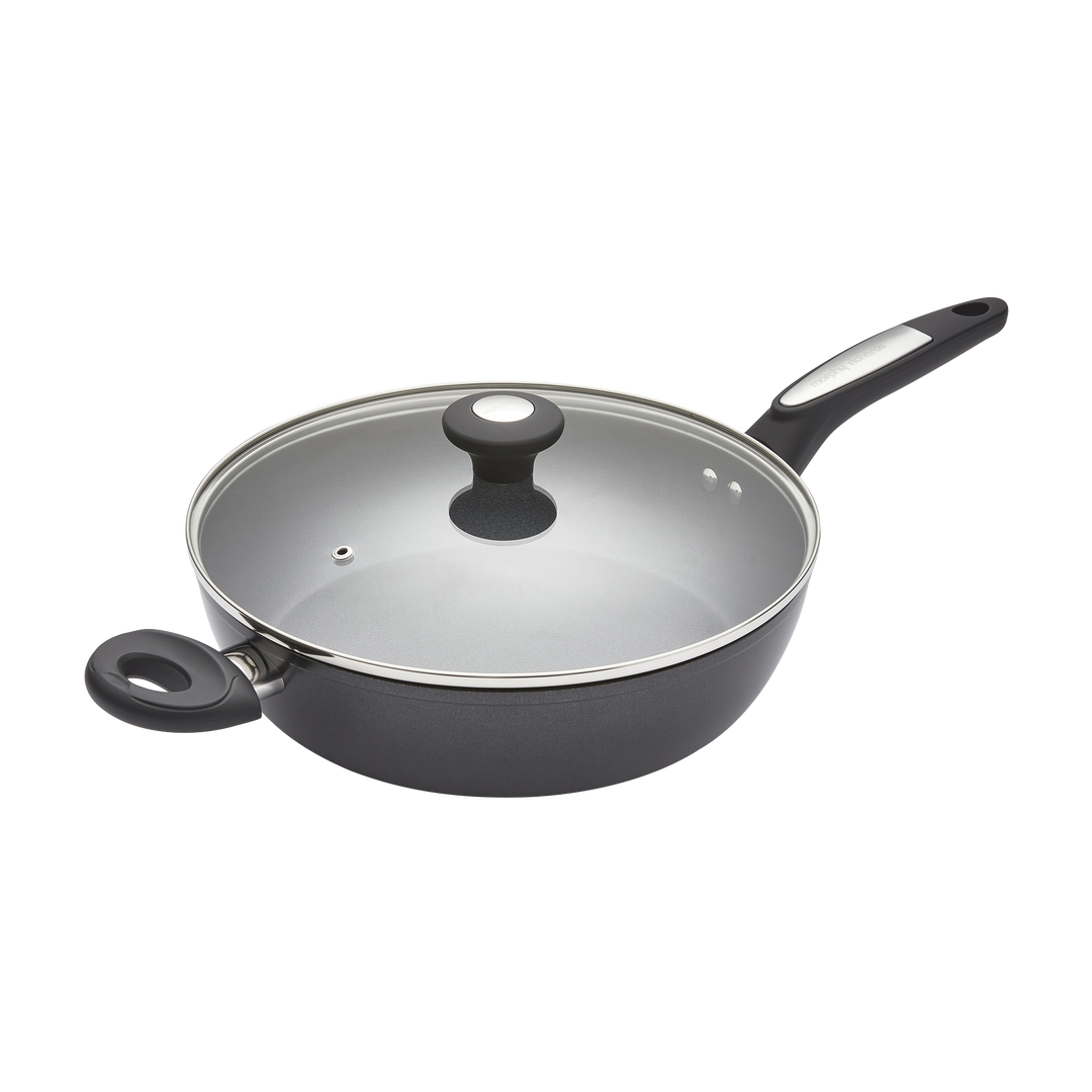 28cm Forged Aluminium Lidded Saute Pan