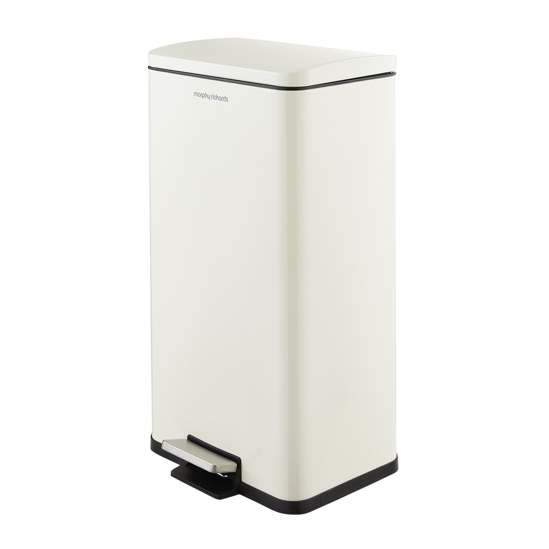 Cream 30L Kitchen Pedal Bin 