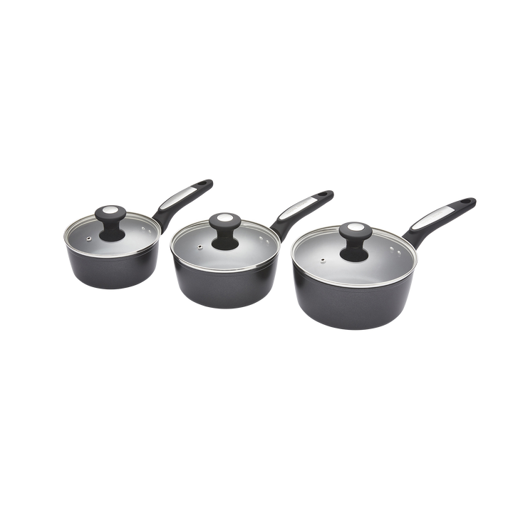 3 Piece Forged Aluminium Pan Set