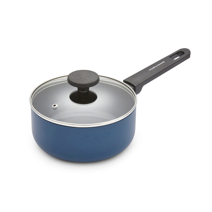 5 Piece Recycled Aluminium Saucepan Set - Blue