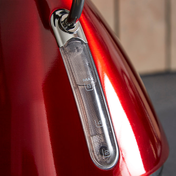 Accents 1.5L Pyramid Kettle - Red