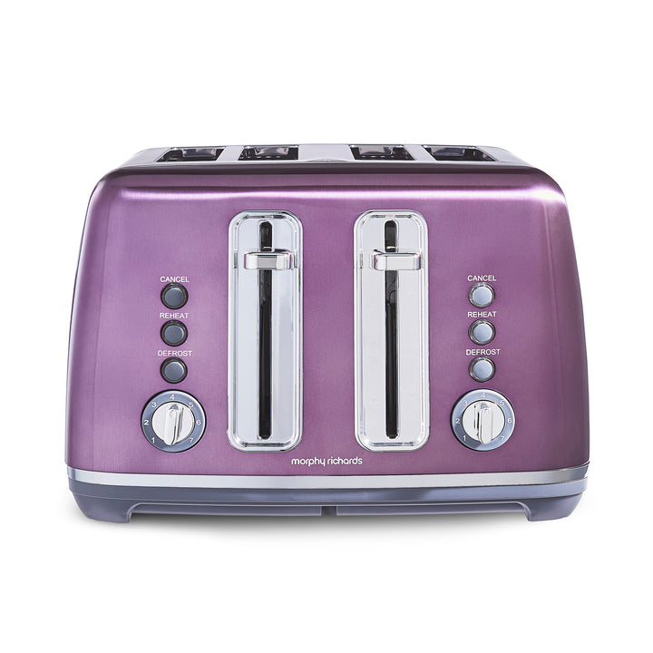 Accents Purple Kettle and Toaster Set