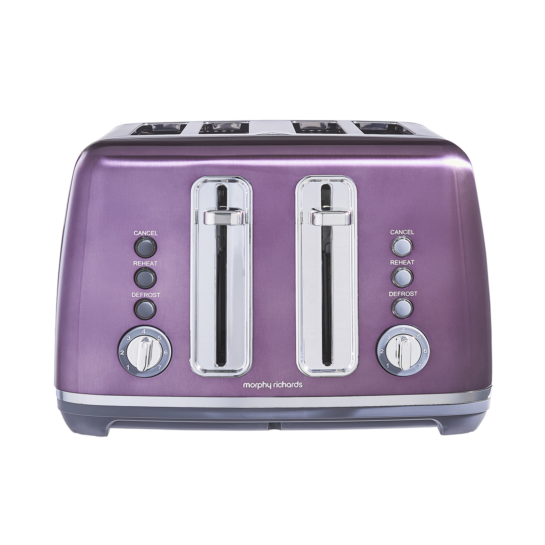 Accents 4-Slice Toaster - Purple