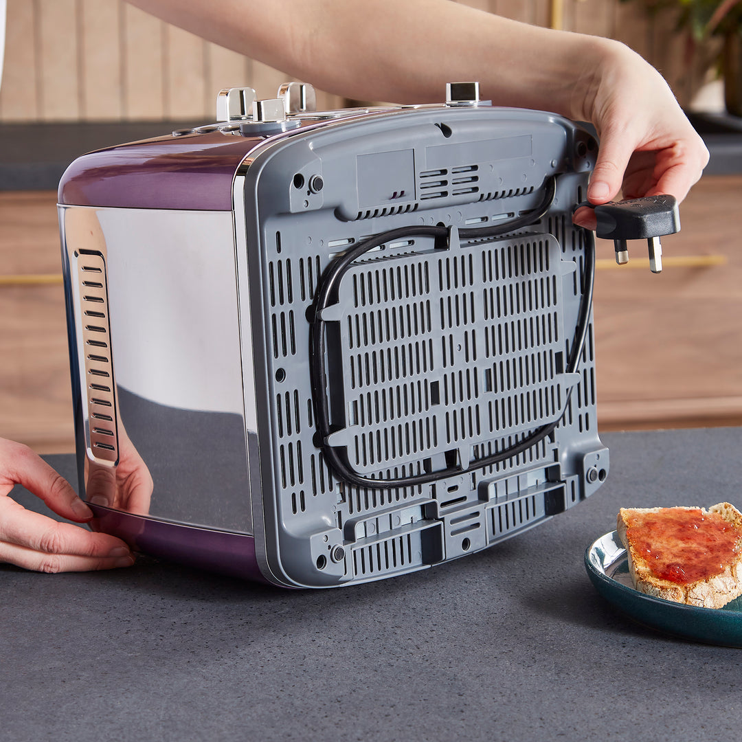 Accents 4-Slice Toaster - Purple