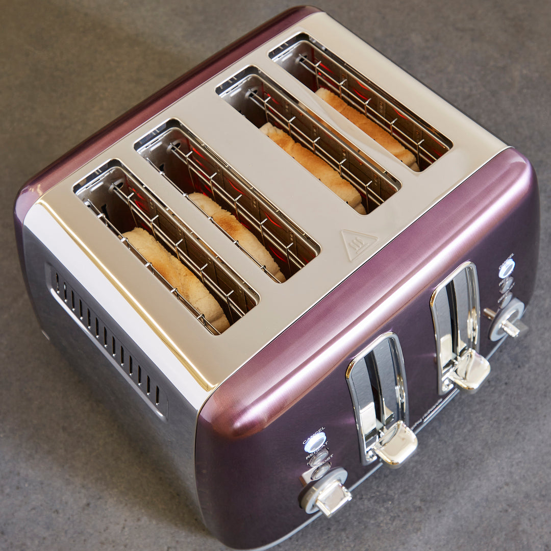 Accents 4-Slice Toaster - Purple