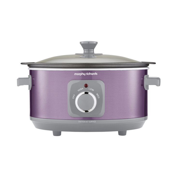 Accents Sear & Stew 3.5L Purple Slow Cooker