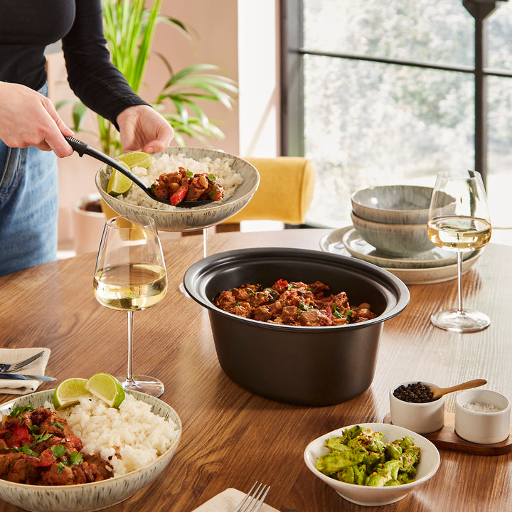 Accents Sear & Stew 3.5L Purple Slow Cooker