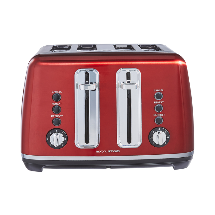 Accents 4-Slice Toaster - Red